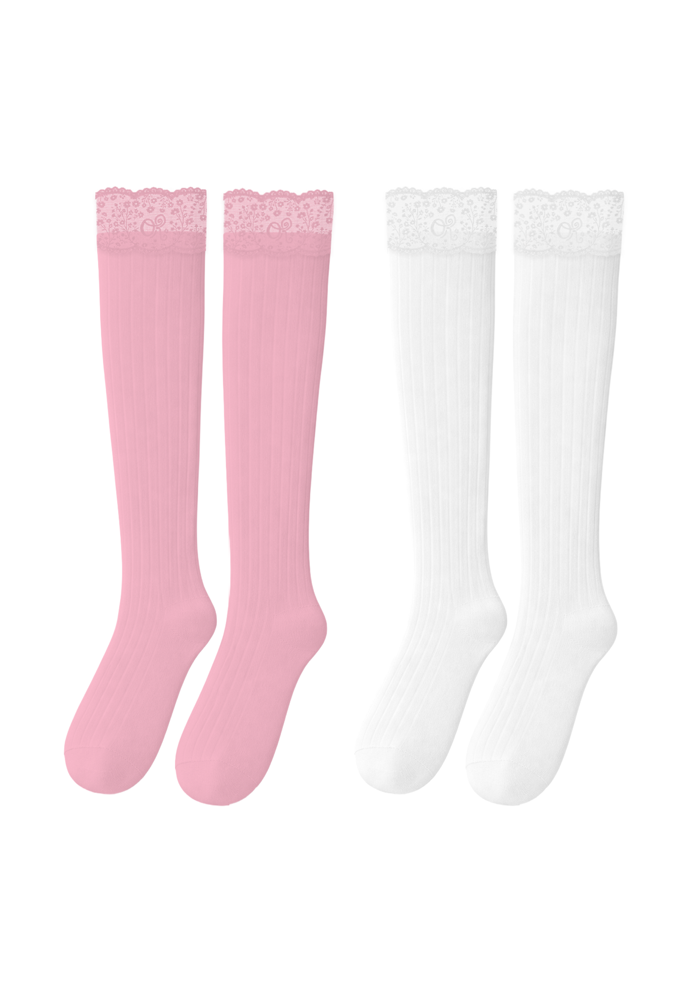 logo lace top knee high sock set - Olivia Rodrigo | Official Store