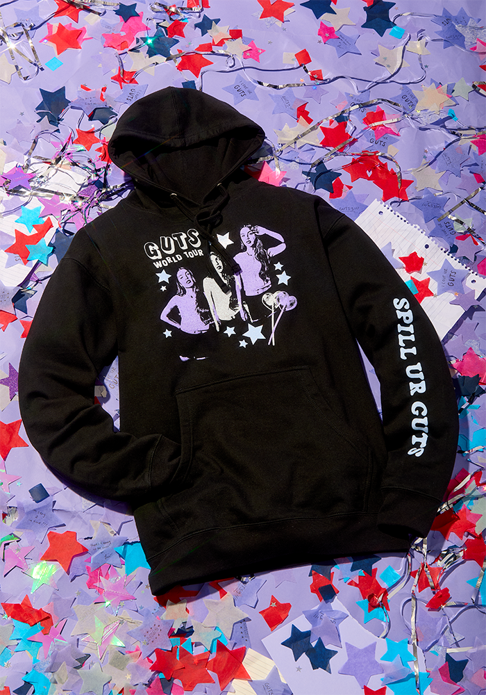 Olivia Rodrigo GUTS WORLD TOUR パーカー M GUTS world tour dateback hoodie - Olivia Rodrigo | Official