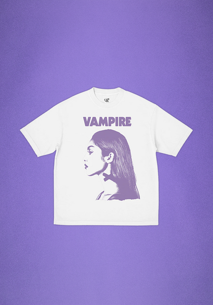 Olivia Rodrigo Vampire T-Shirt Merch 2023 New Album Tee Women Men O-neck  Short Sleeve Casual Tshirt