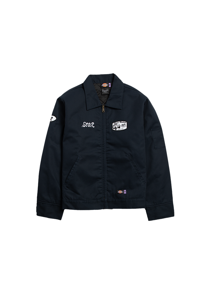 SOUR work jacket in navy - Olivia Rodrigo | Official Store SOUR work jacket in navy - Olivia Rodrigo | Official Store