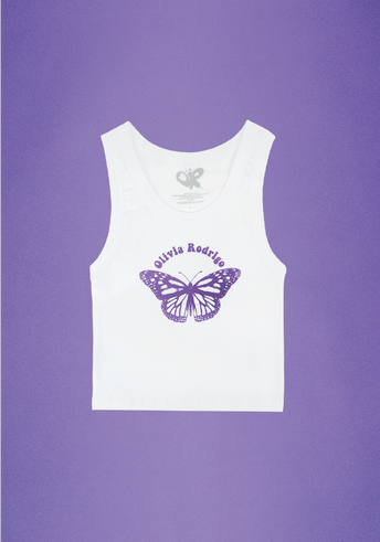 GUTS baby tank - white front