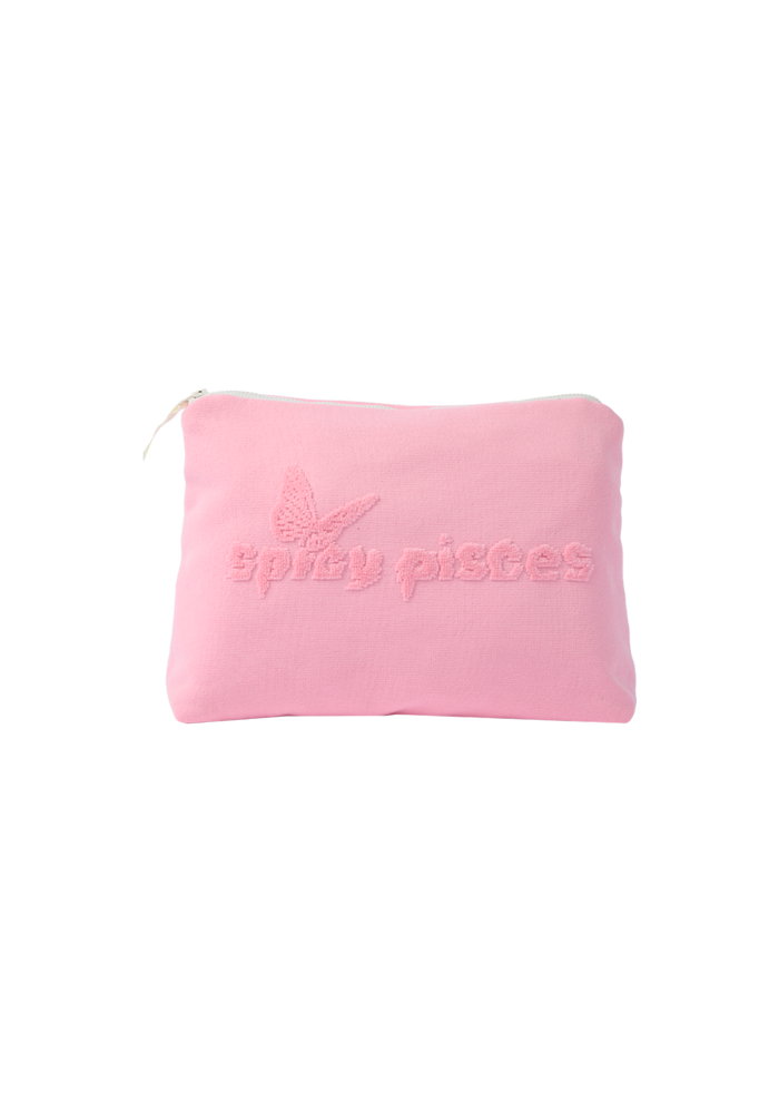spicy pisces slowtide terry cloth zipper pouch - Olivia Rodrigo