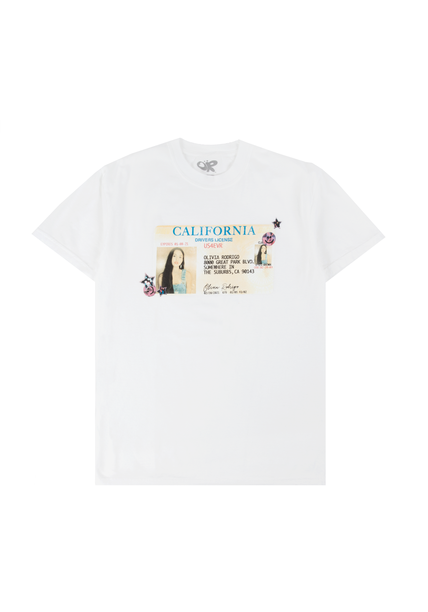 【限定品】Olivia Rodrigo（オリヴィア　ロドリゴ)　Tシャツ drivers license 5 year anniversary t-shirt - Olivia Rodrigo