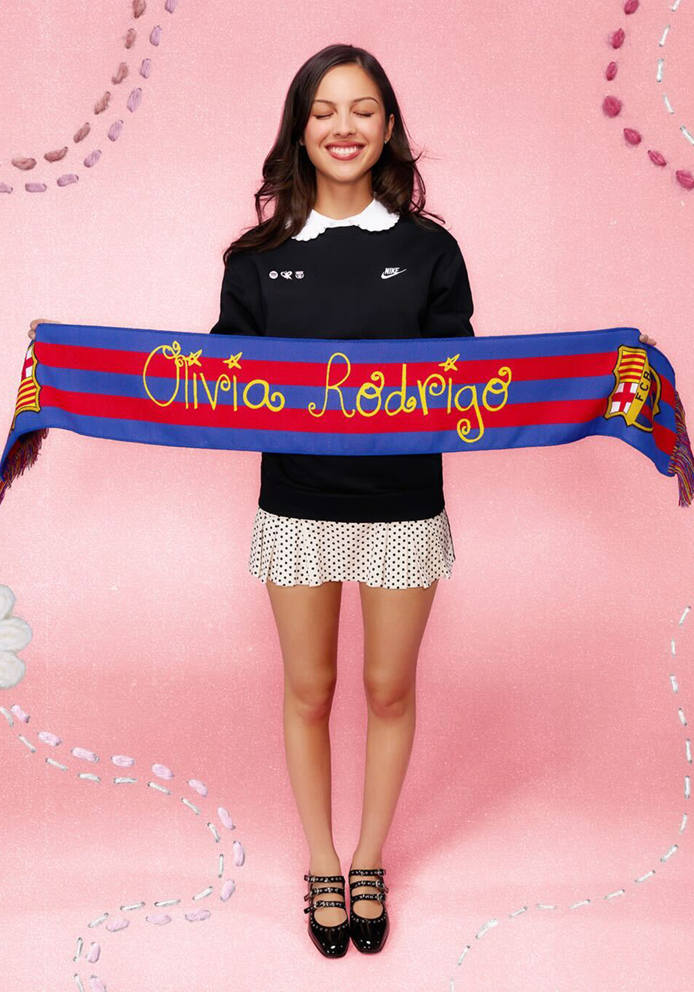 Scarf FC Barcelona x Olivia Rodrigo x Spotify - Olivia Rodrigo