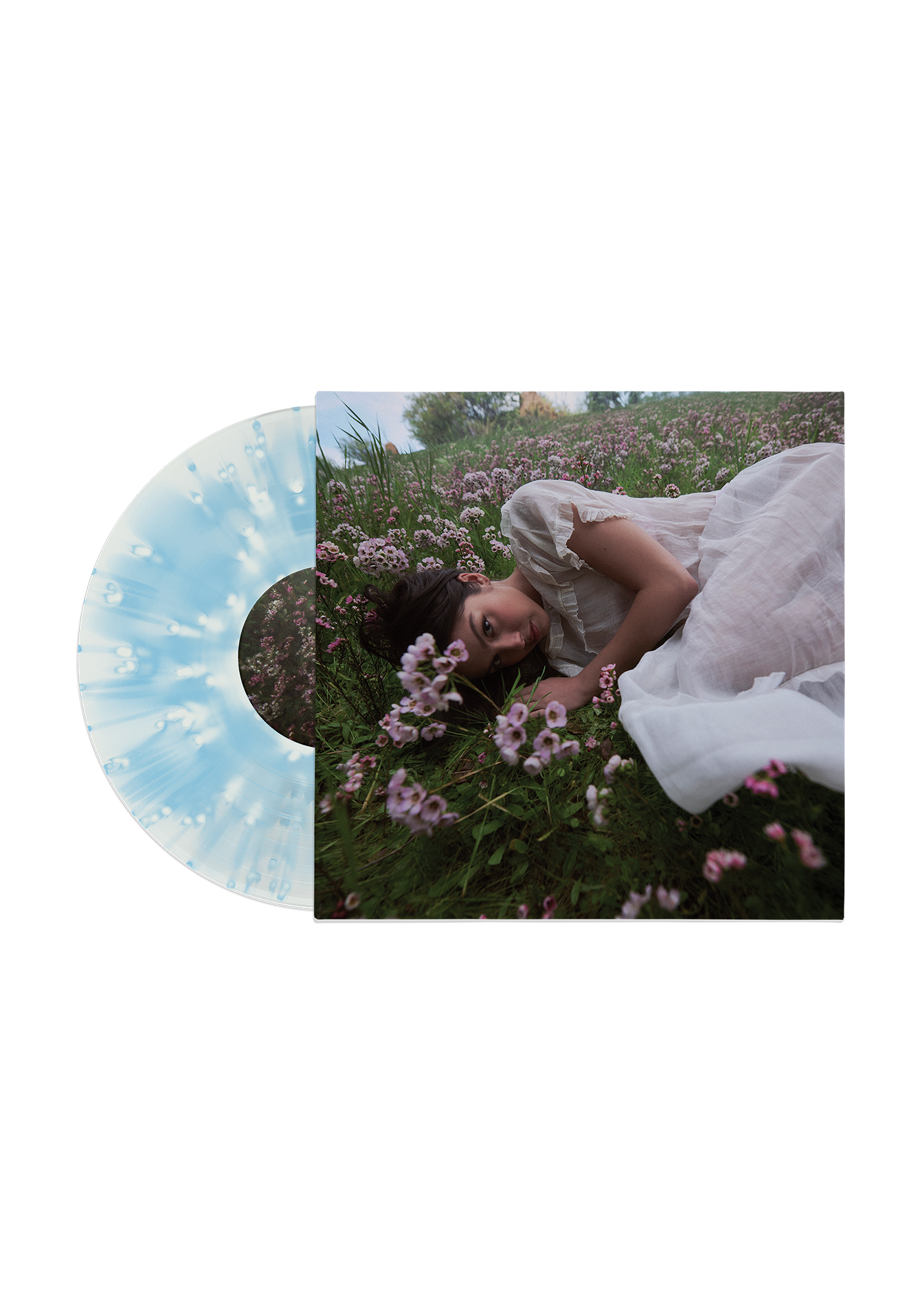 you seem pretty sad for a girl so in love - exclusive 'static lover' pop-up blue vinyl back