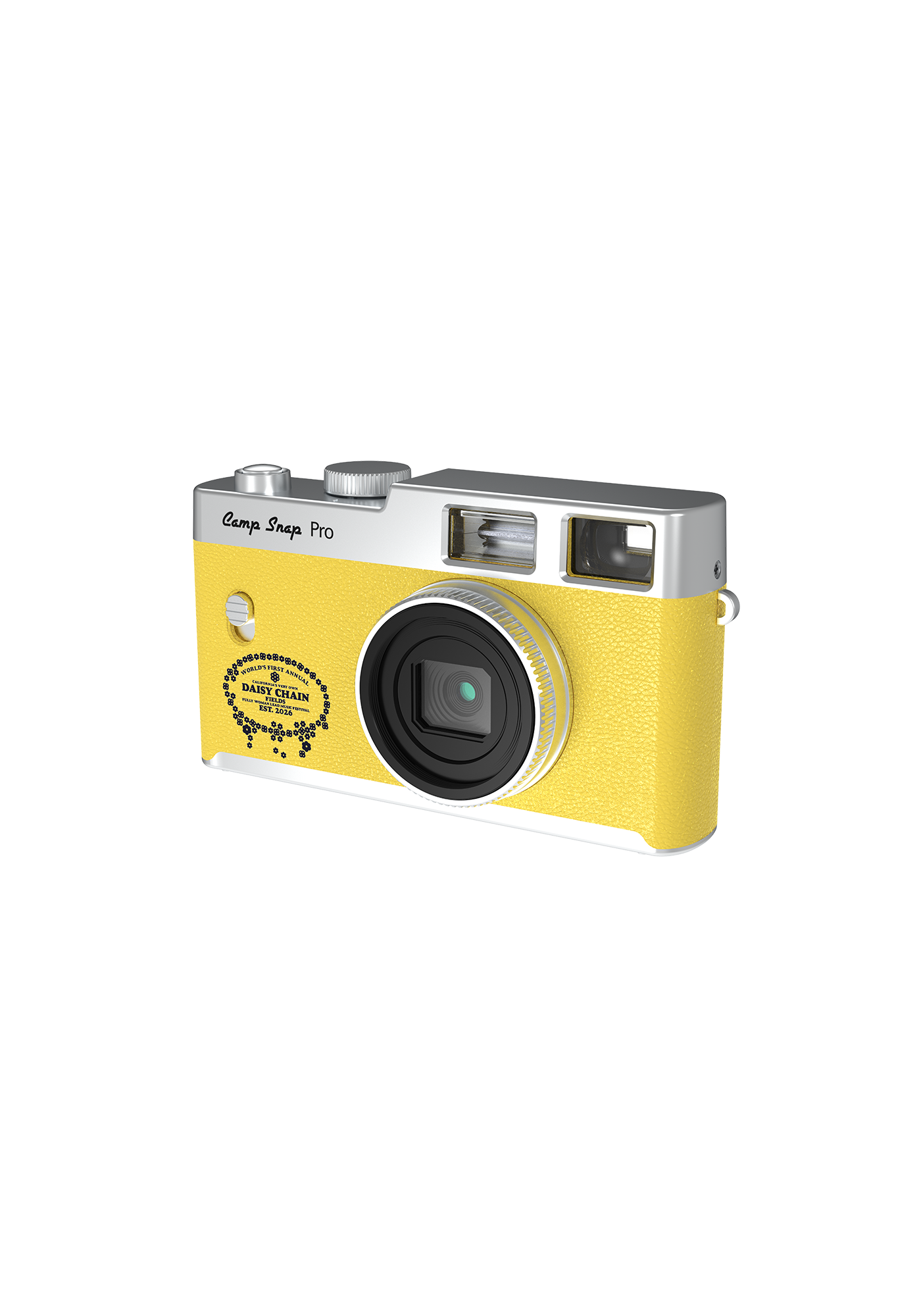 Daisy Chain Fields Camp Snap Pro Screen-Free Digital Camera (Sun Yellow) front