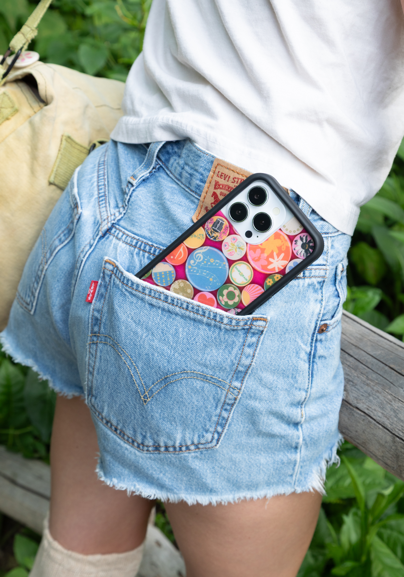 Wildflower Cases x Daisy Chain Fields Phone Case Lifestyle Shot 3 