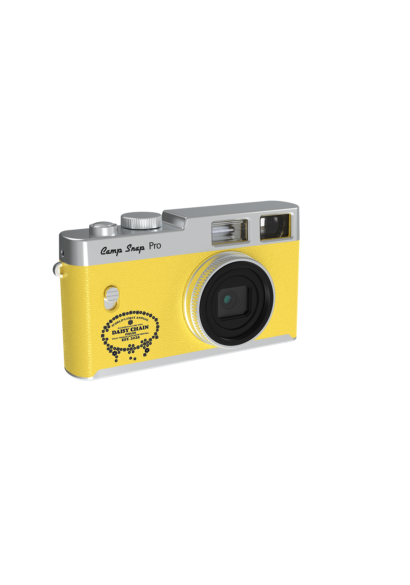 Daisy Chain Fields Camp Snap Pro Screen-Free Digital Camera (Sun Yellow) angle