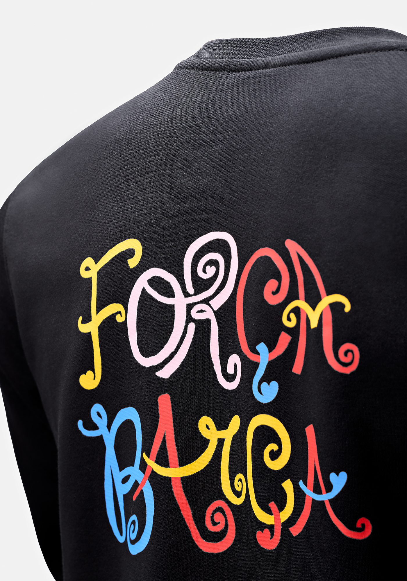 Crew Nike FC Barcelona x Olivia Rodrigo x Spotify back detail
