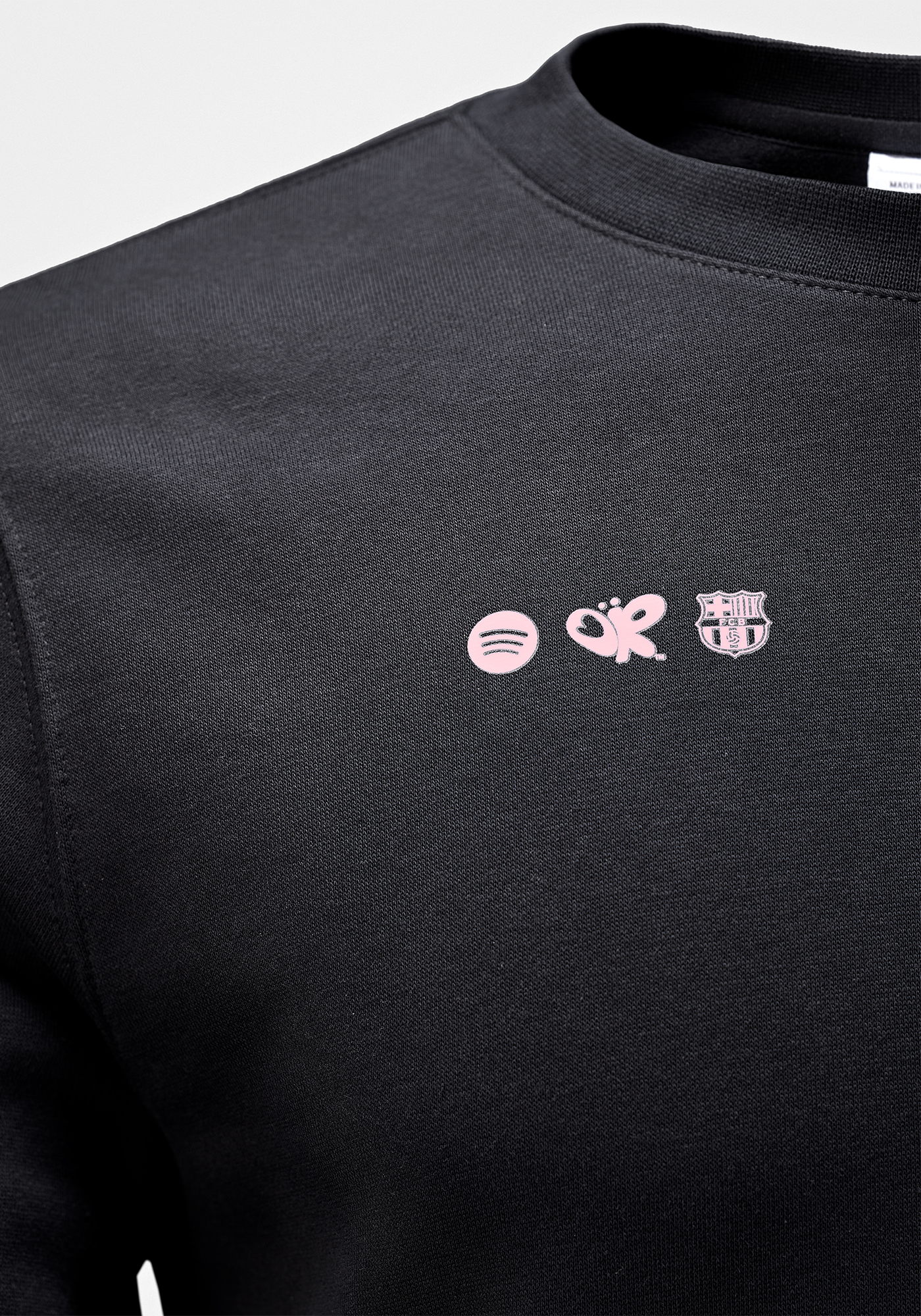 Crew Nike FC Barcelona x Olivia Rodrigo x Spotify front detail