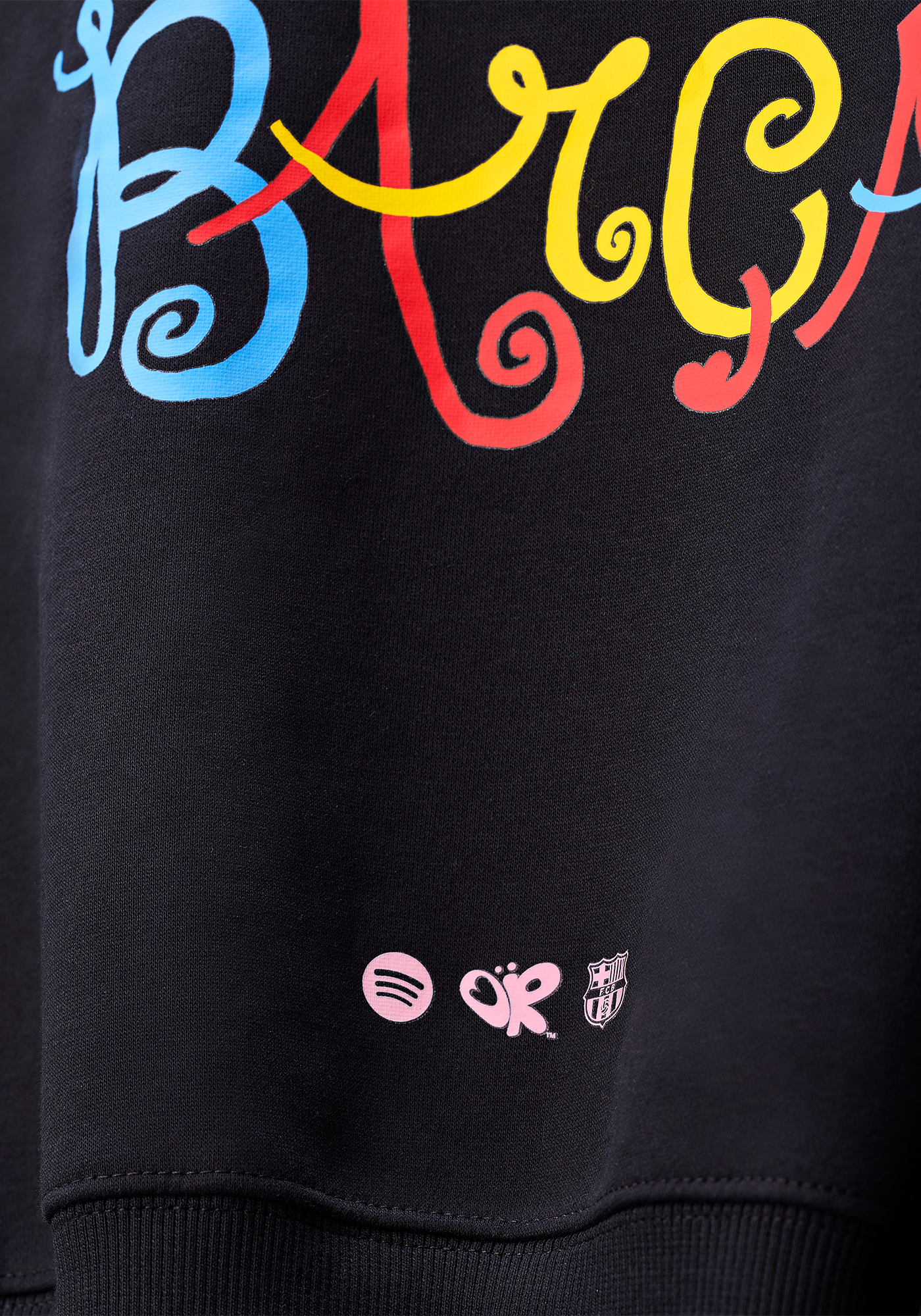Hoodie Nike FC Barcelona x Olivia Rodrigo x Spotify back detail