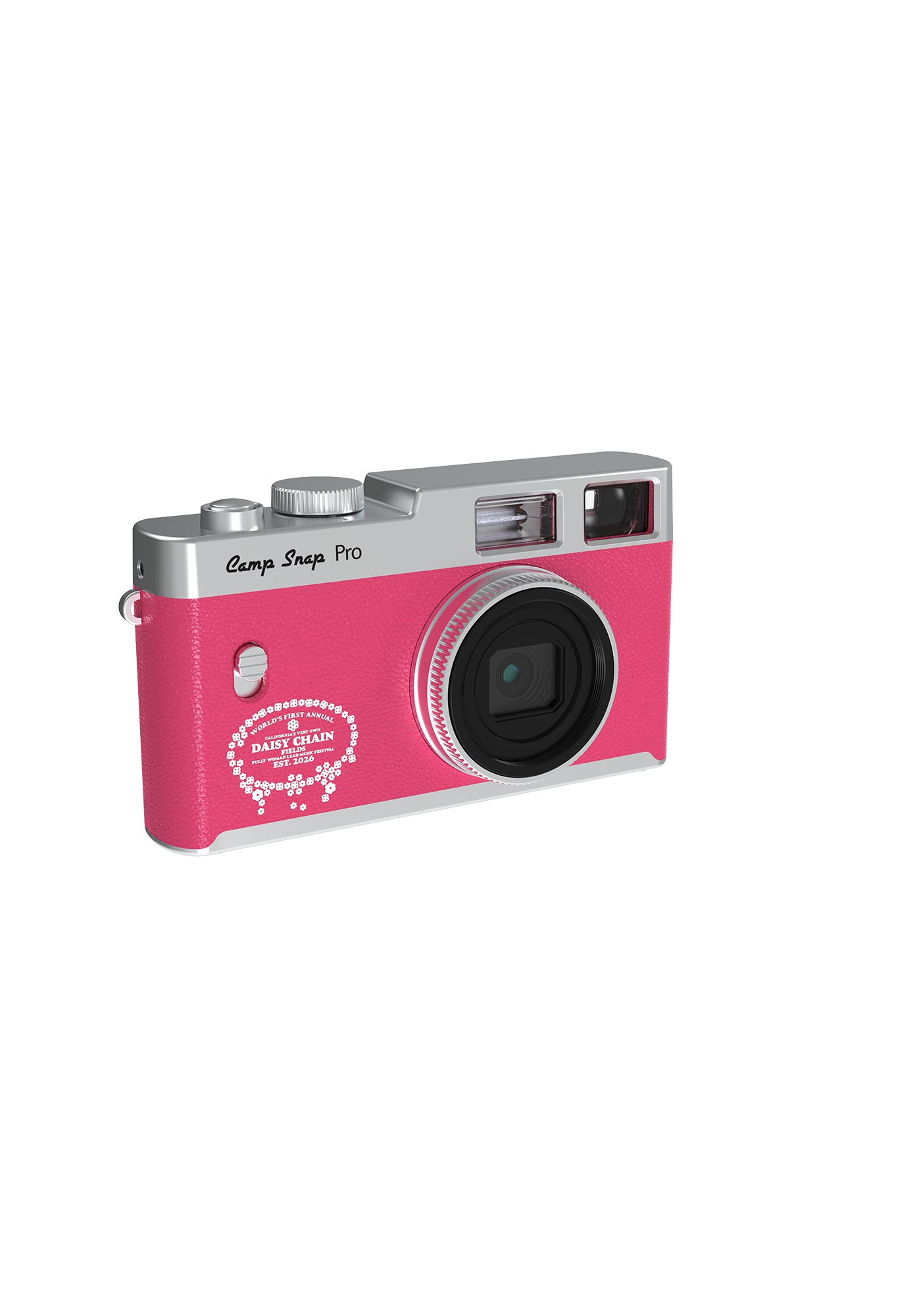 Daisy Chain Fields Camp Snap Pro Screen-Free Digital Camera (Hot Pink) side
