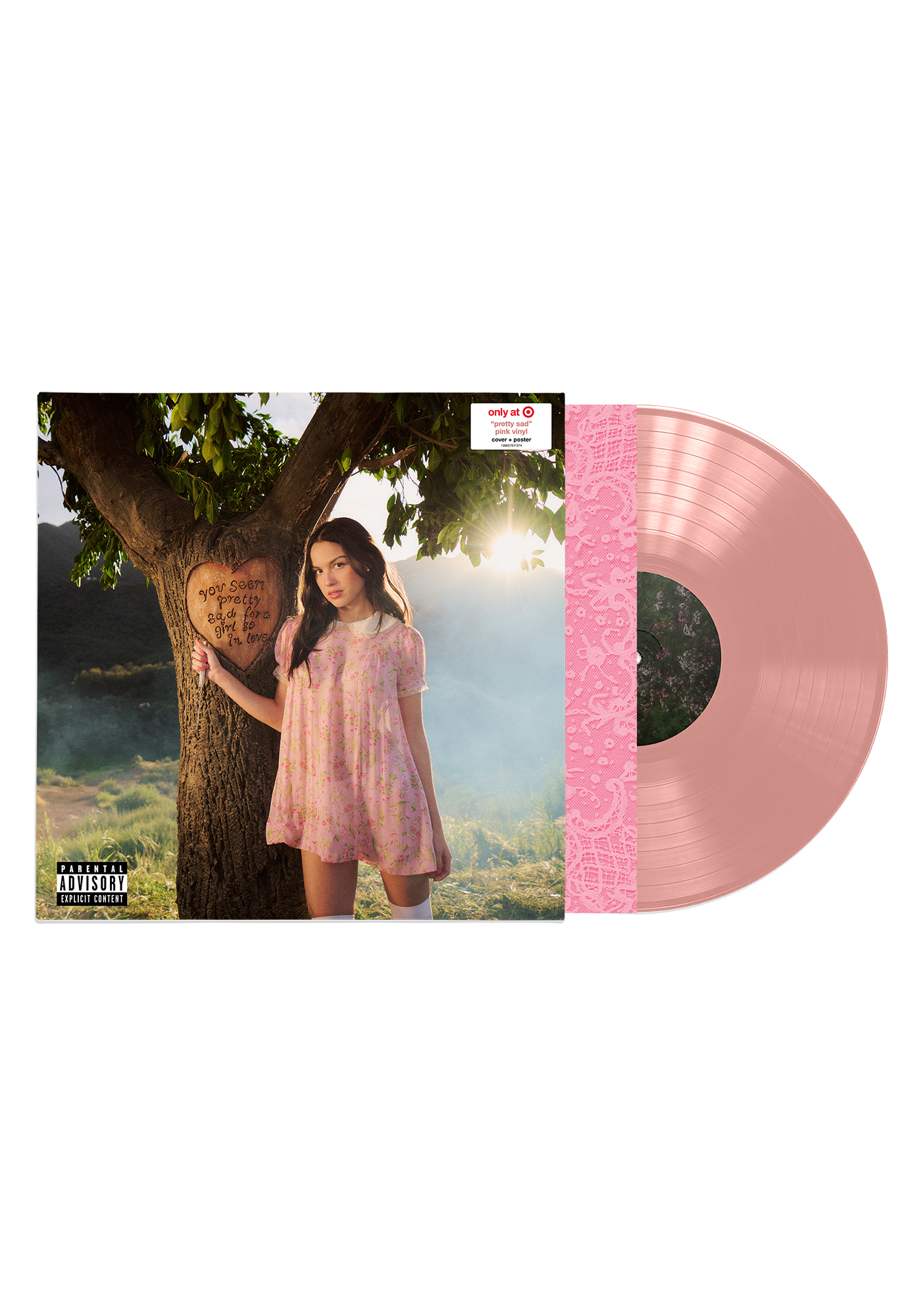 you seem pretty sad for a girl so in love - target exclusive 'pretty sad' pink vinyl