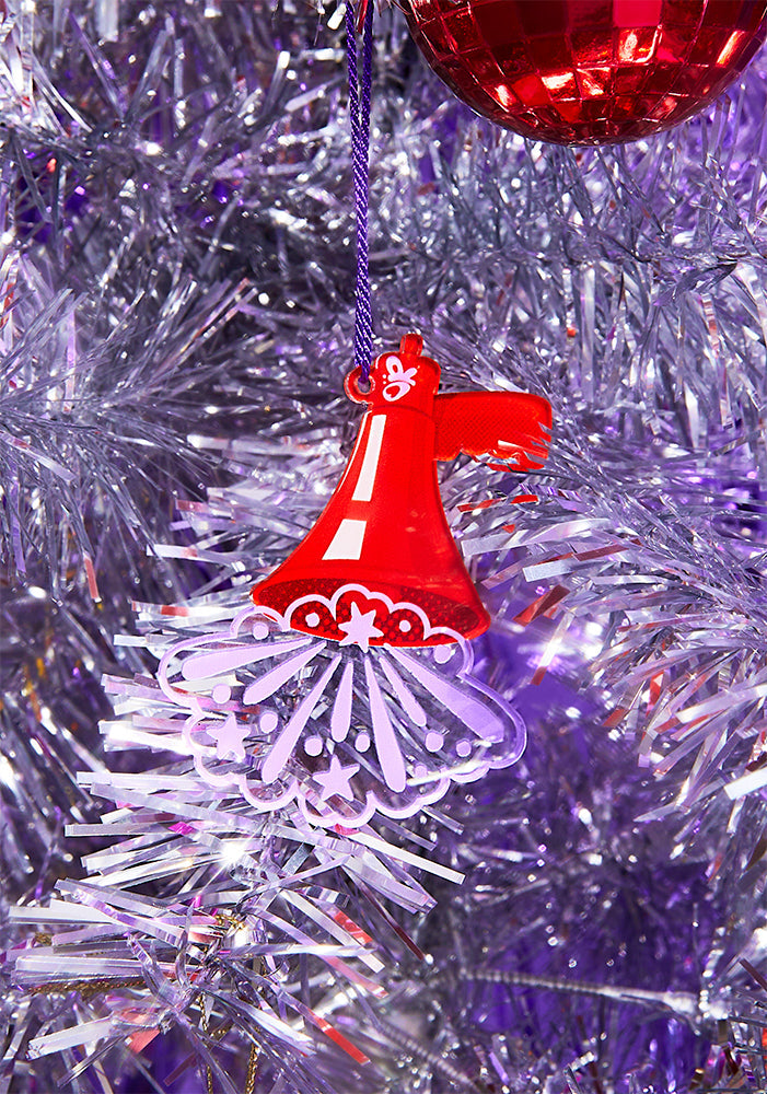 megaphone ornament on tree