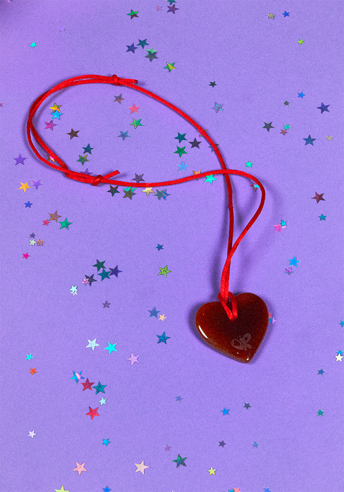red heart /Olivia Rodrigo heart necklace / adjustable necklace fits all |  Shopee Philippines
