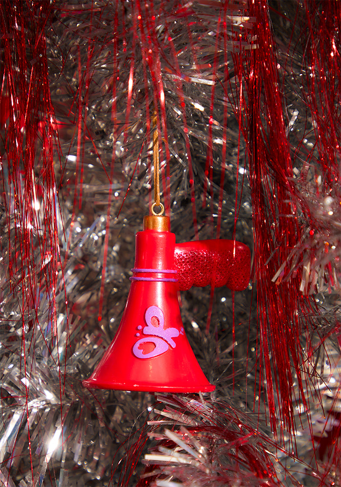 olivia's megaphone ornament