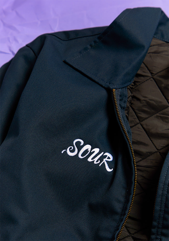 SOUR work jacket in navy - Olivia Rodrigo | Official Store