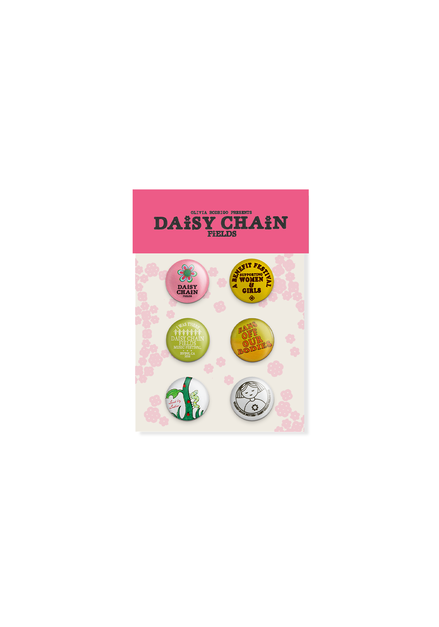 Daisy Chain Fields Pin Set