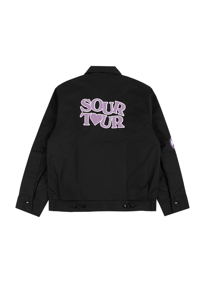 SOUR tour work jacket in black