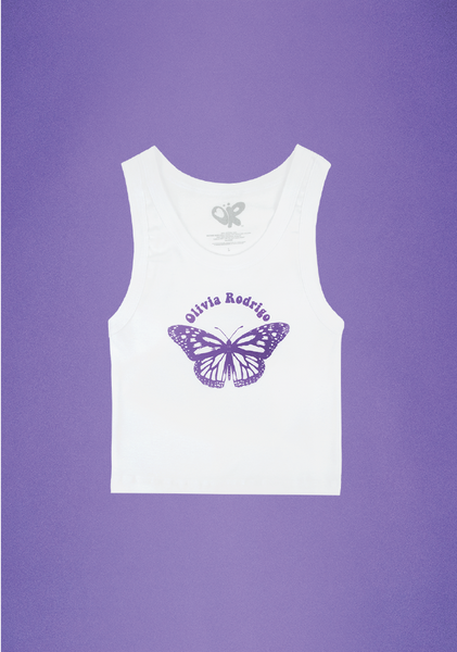 GUTS baby tank in white – Olivia Rodrigo | Official Store