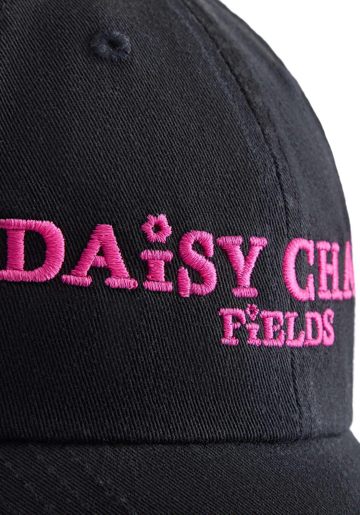 Daisy Chain Dad Hat detail