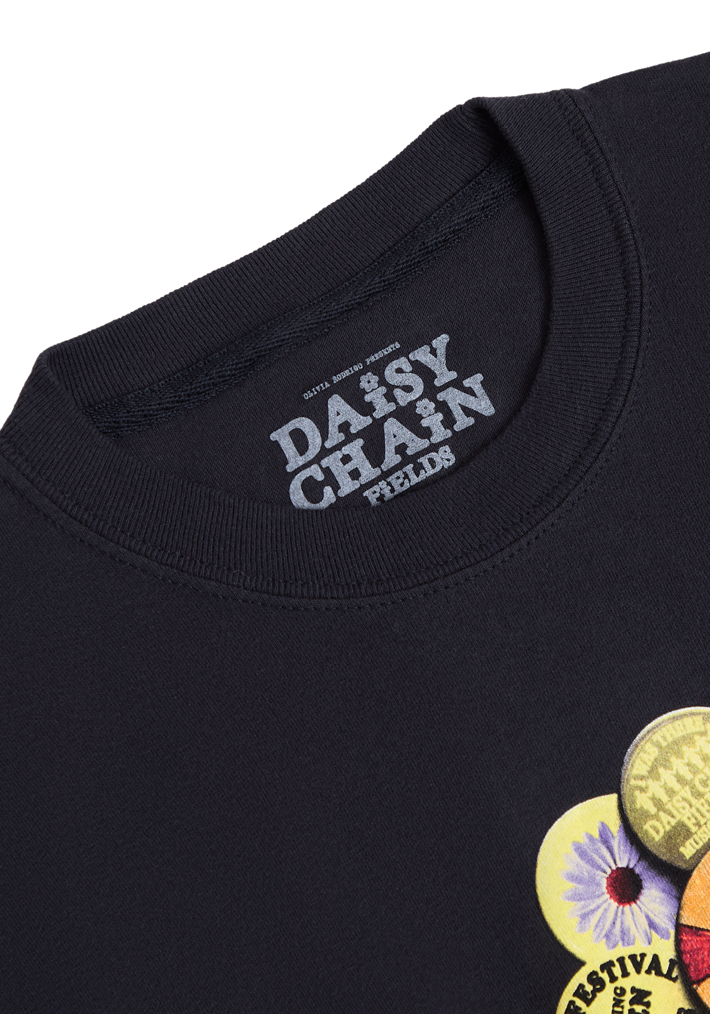 Daisy Chain Fields Admat T-Shirt tag detail