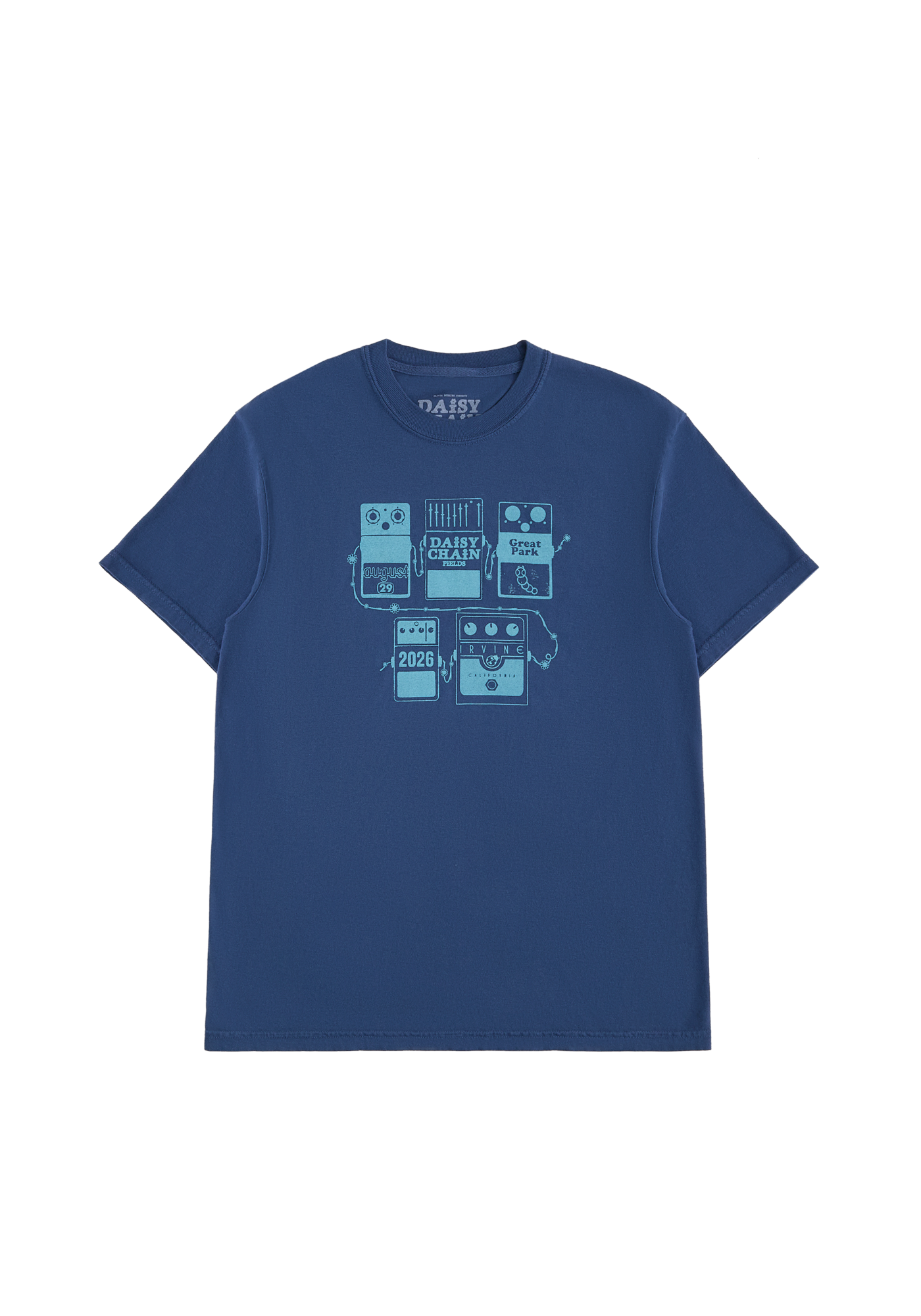 Daisy Chain Fields Guitar Pedals T-Shirt