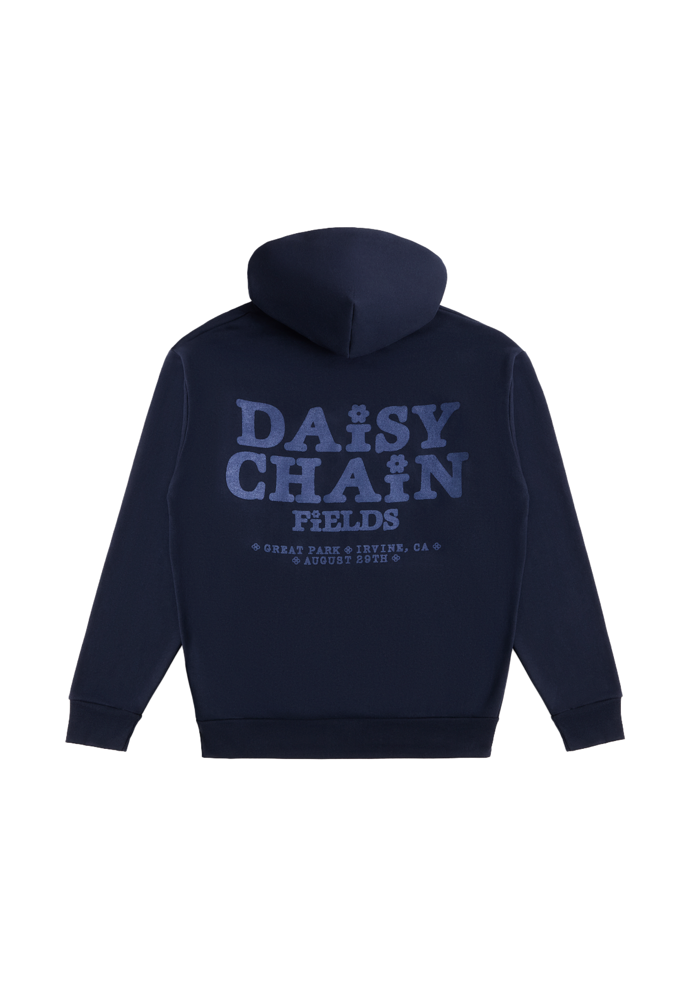 Daisy Chain Fields Pins Pullover Hoodie back