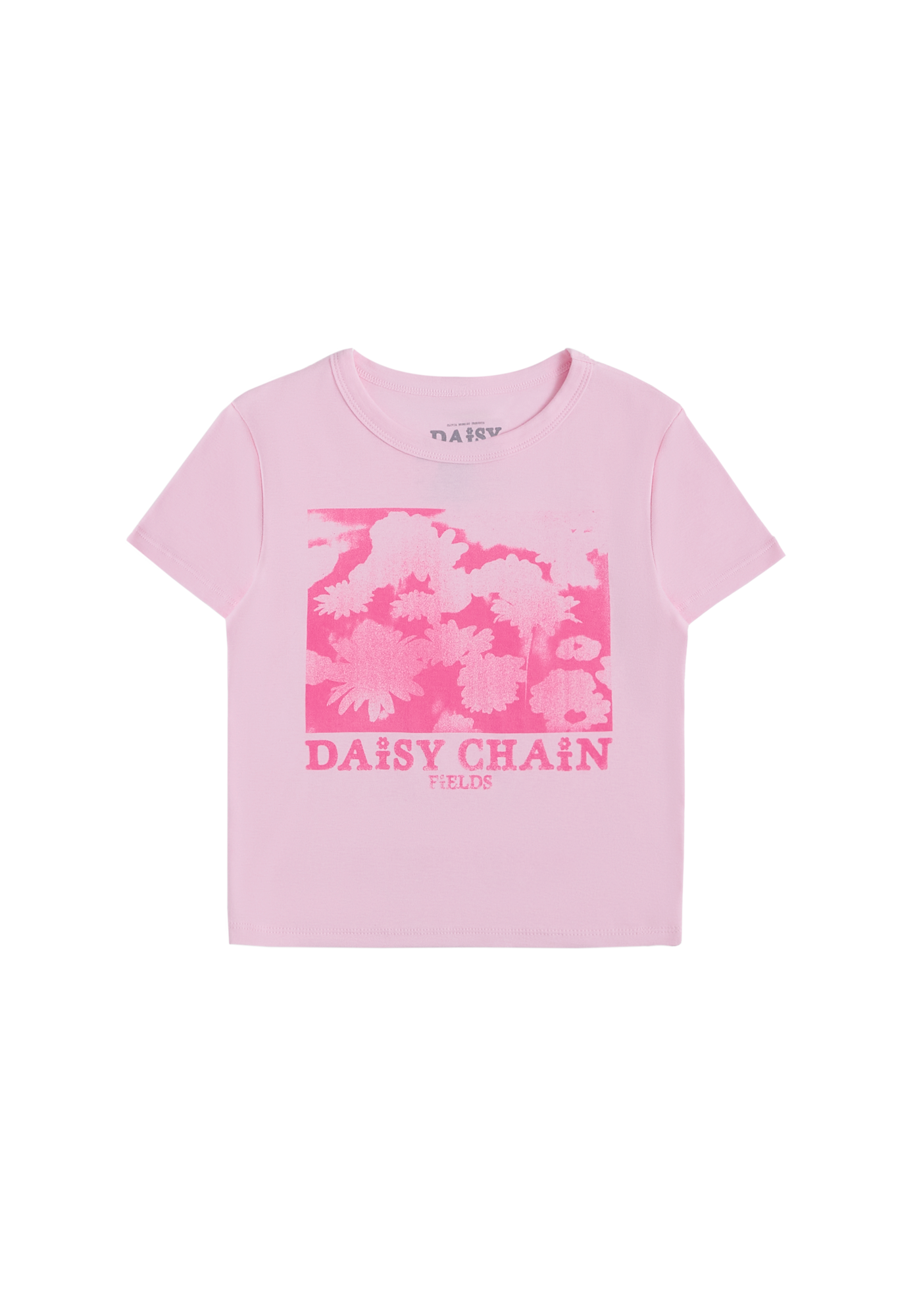 Daisy Chain Fields Inverted Baby Tee