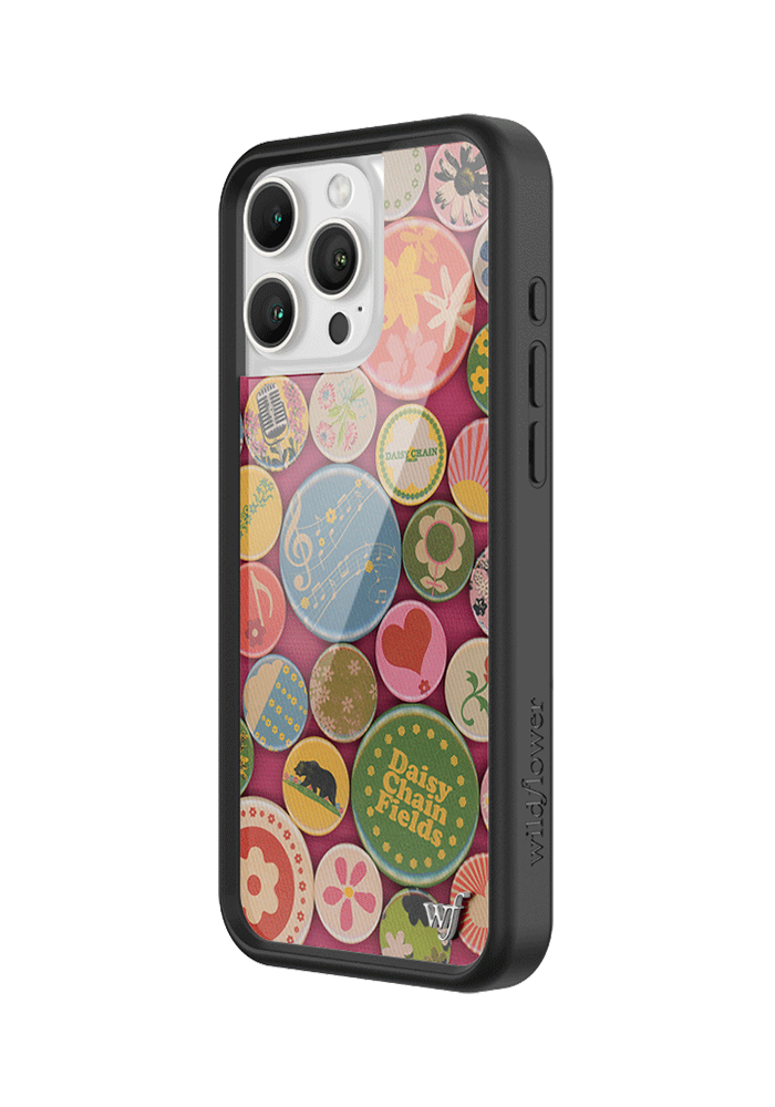 Wildflower Cases x Daisy Chain Fields Phone Case 16 Pro Max Case Side 