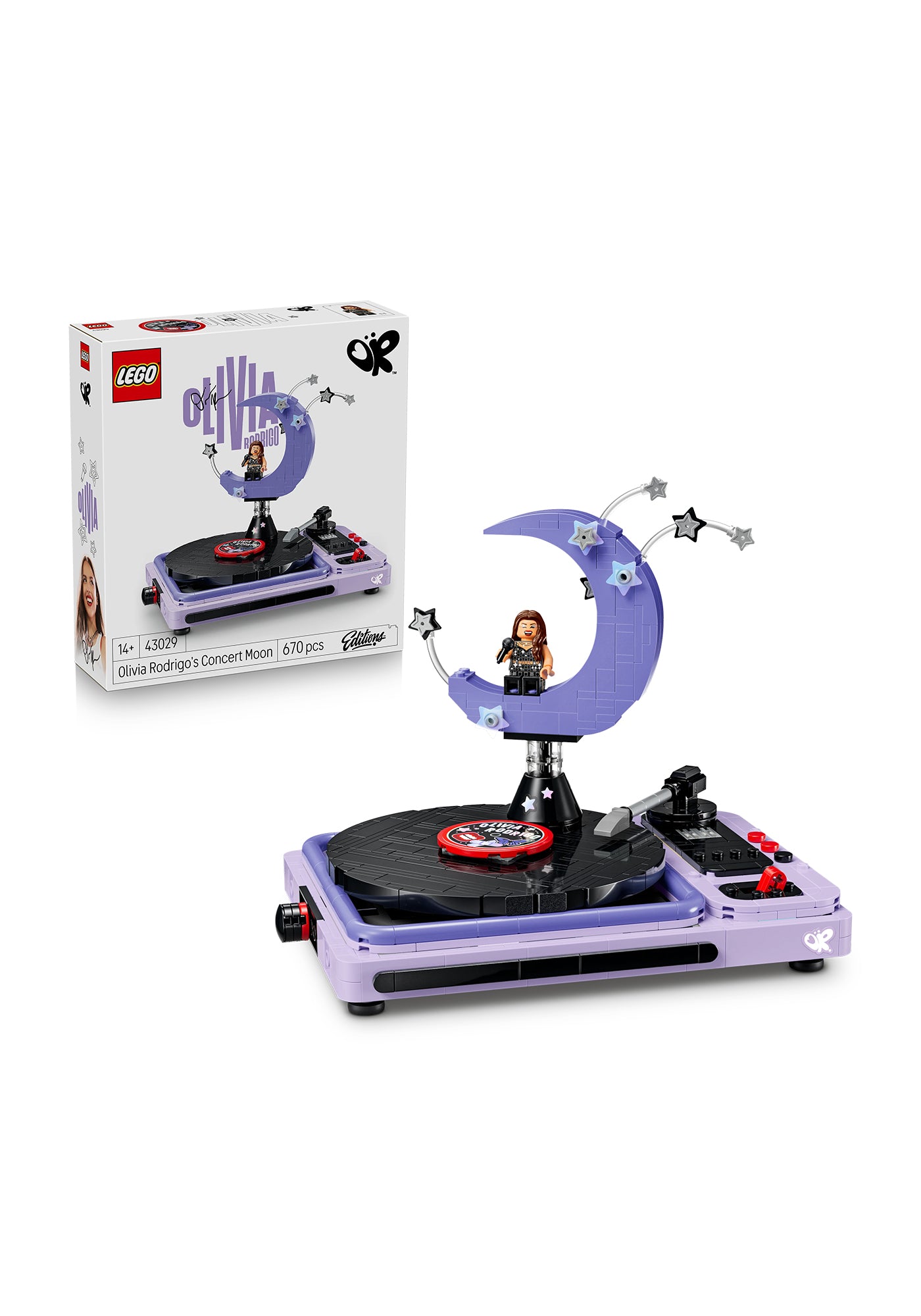 LEGO® Editions Olivia Rodrigo's Concert Moon - Olivia Rodrigo