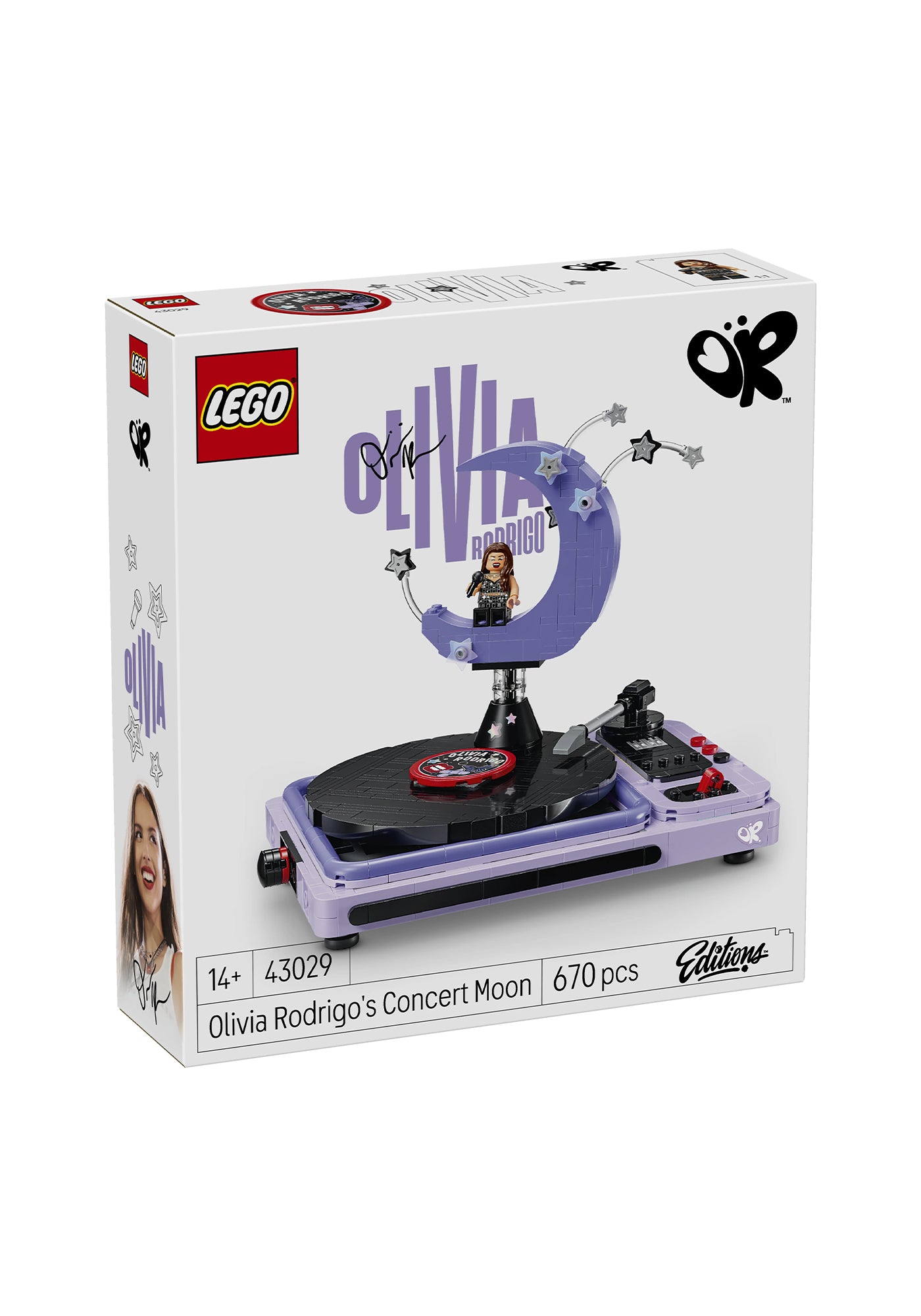 LEGO® Editions Olivia Rodrigo's Concert Moon - Olivia Rodrigo