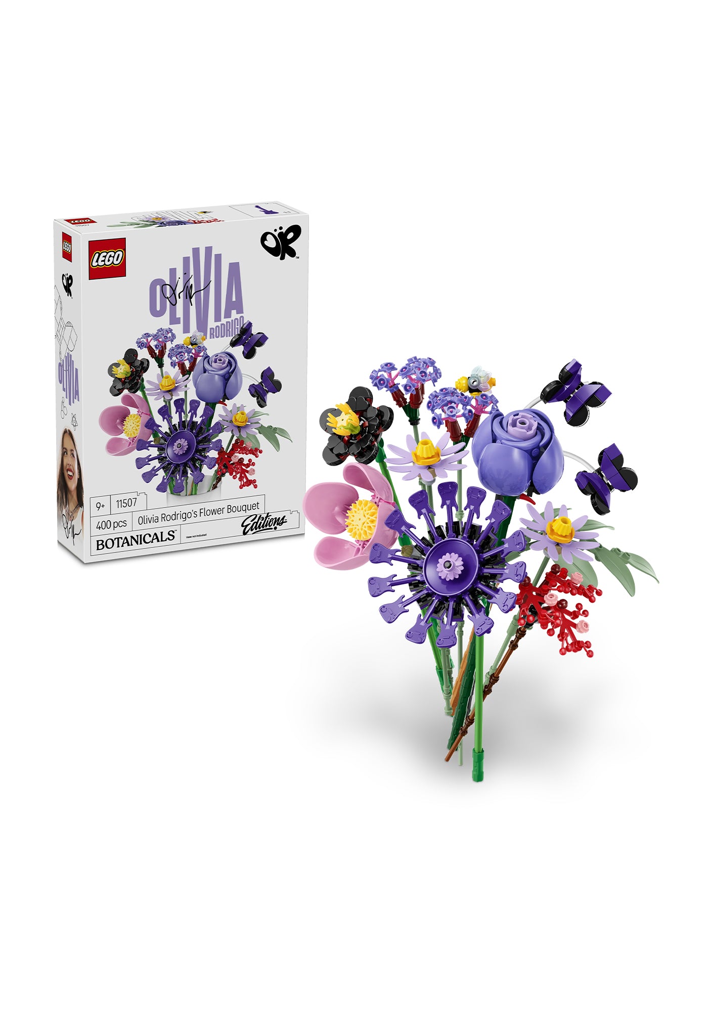 LEGO® Botanicals & LEGO Editions Olivia Rodrigo’s Flower Bouquet with box
