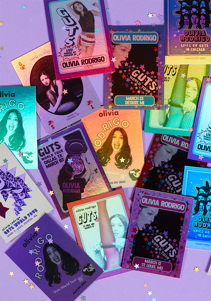 olivia rodrigo GUTS trading card pack