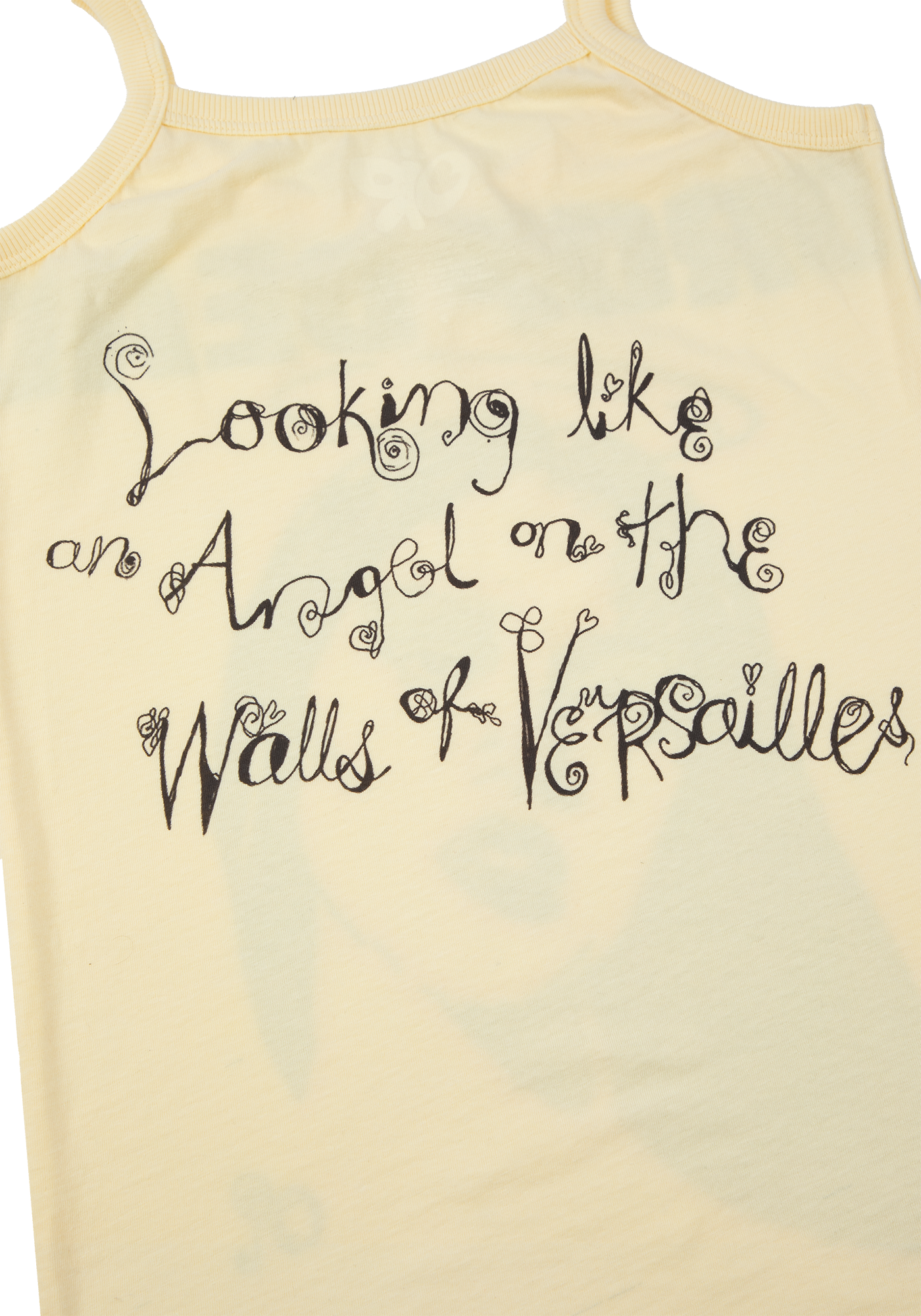 versailles women's spaghetti strap tank back detail 