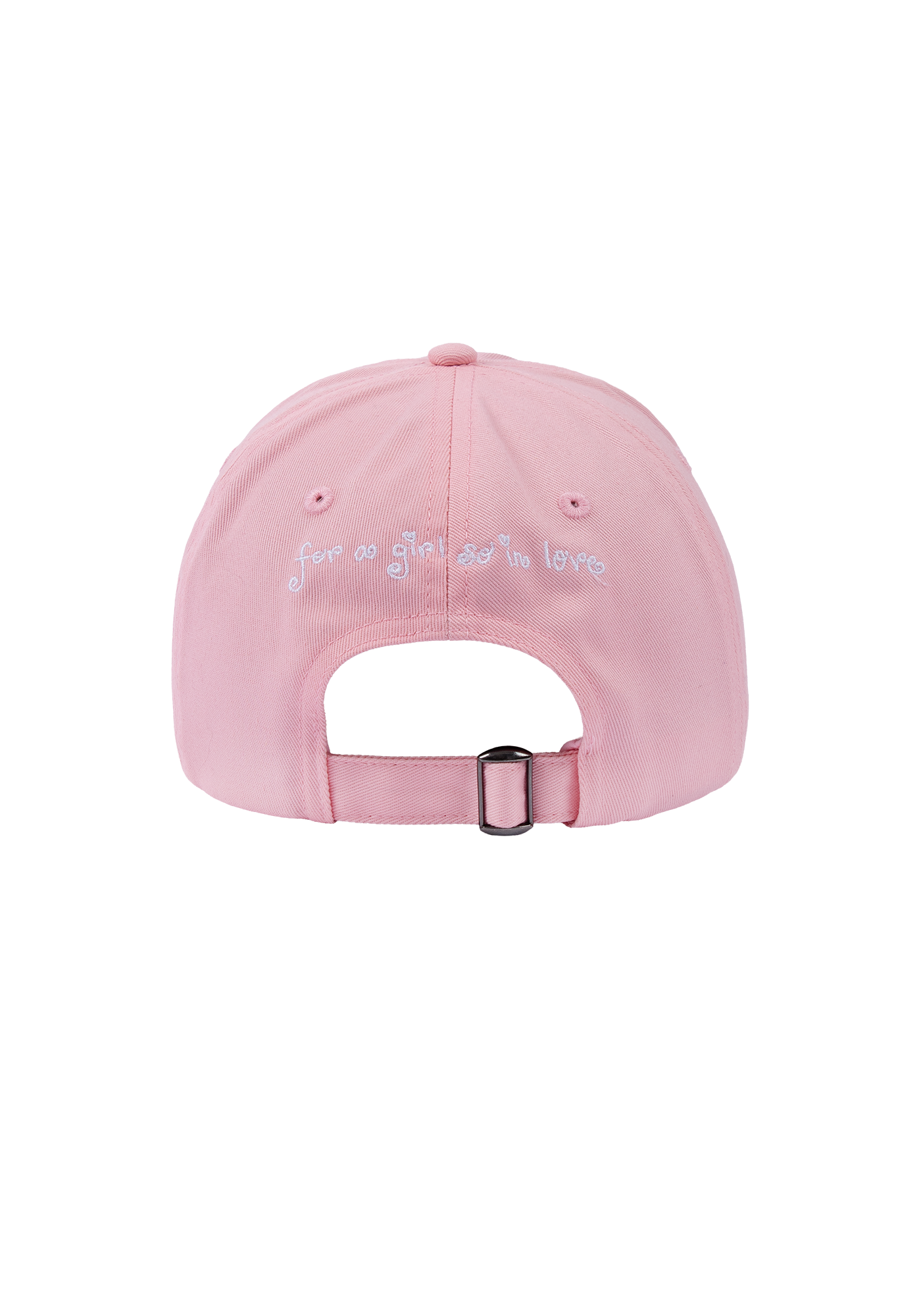 girl in love embroidered hat back