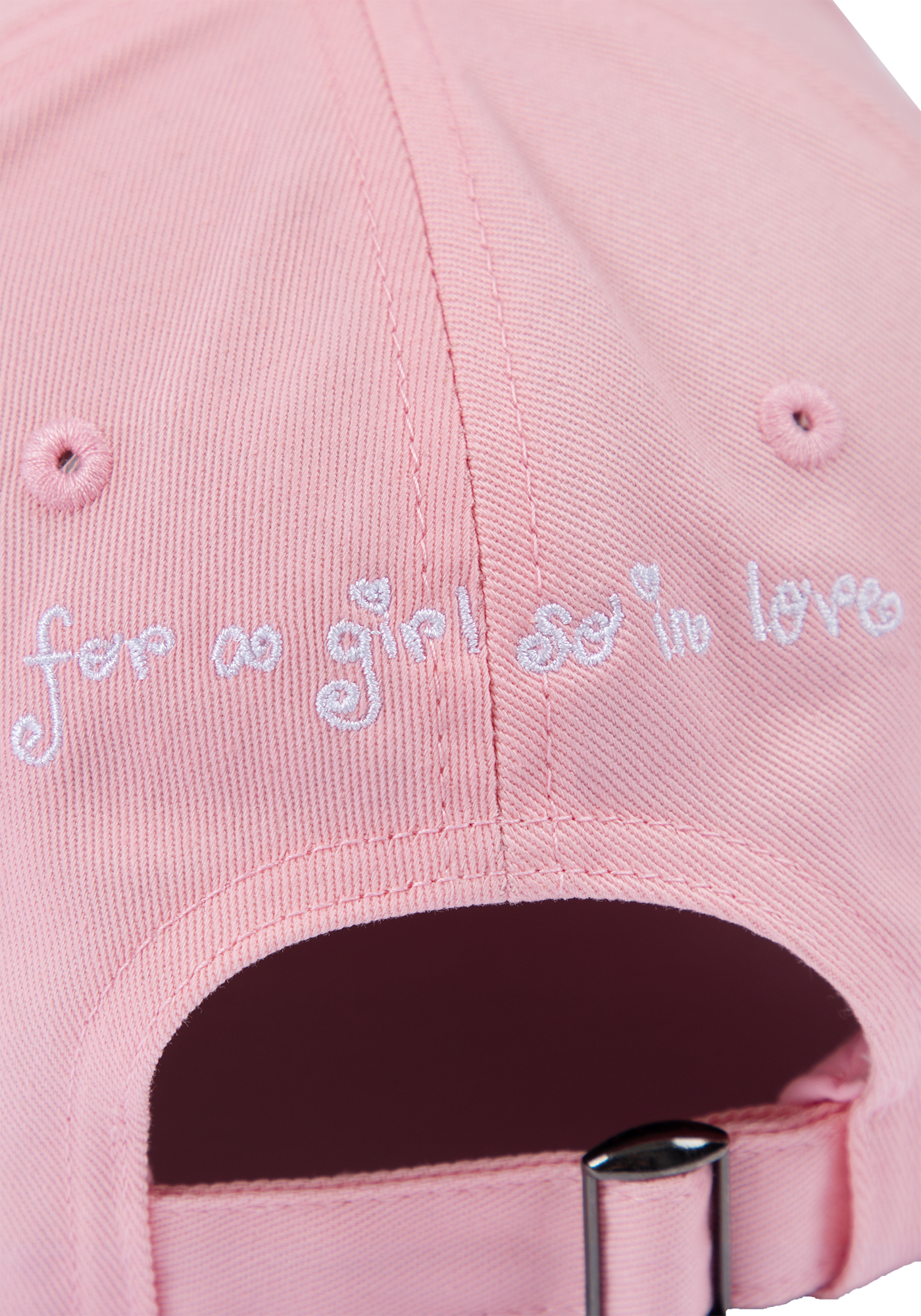 girl in love embroidered hat back detail 2 