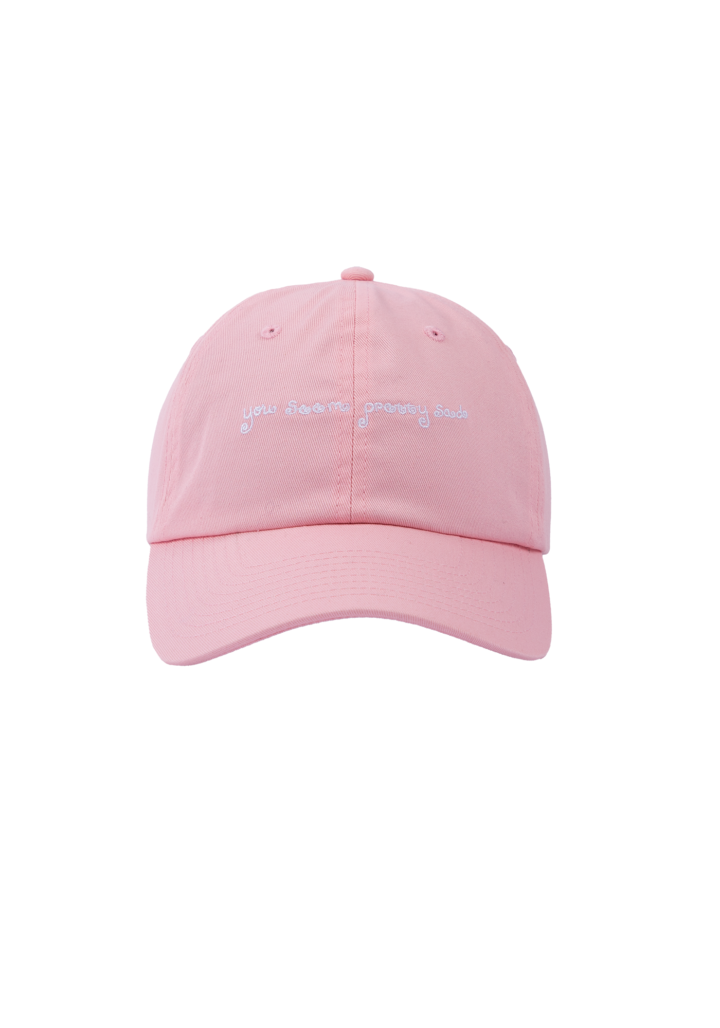 girl in love embroidered hat front