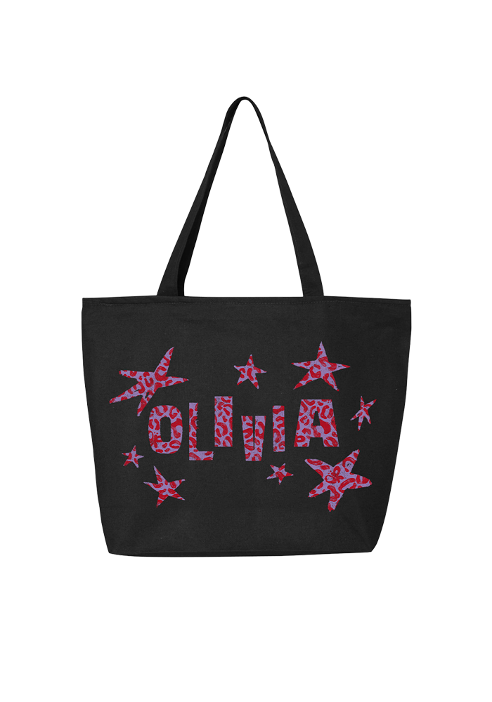 GUTS olivia patch tote bag