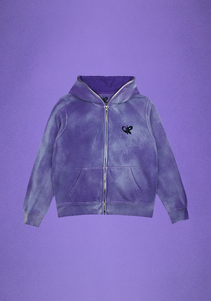 Purple discount polo hoodie