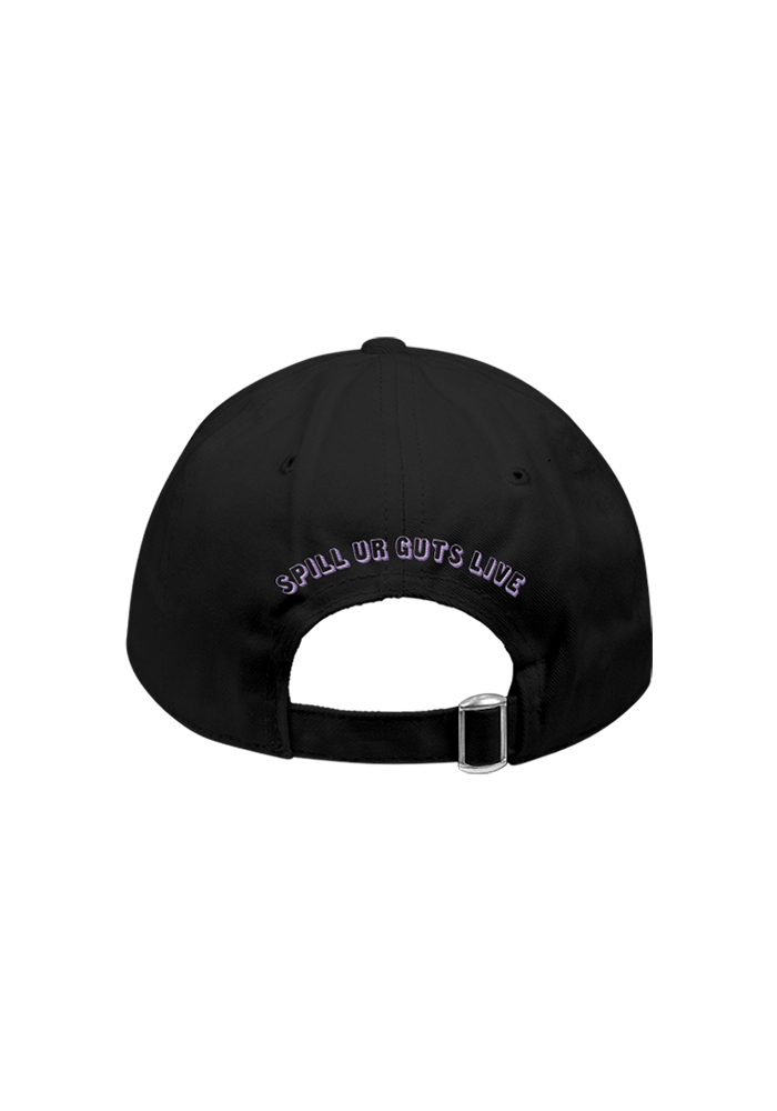 spill ur GUTS live world tour dad hat in black back