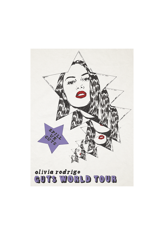 GUTS world tour purple star poster