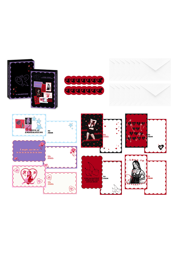 box of GUTS valentines