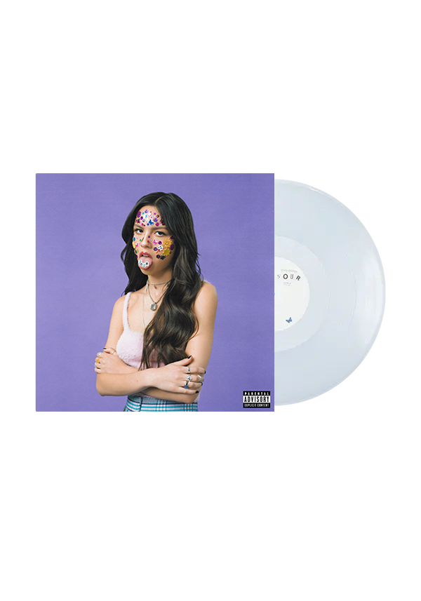 SOUR clear crystal vellum vinyl