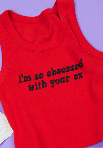 i'm so obsessed with your ex crop tank detail