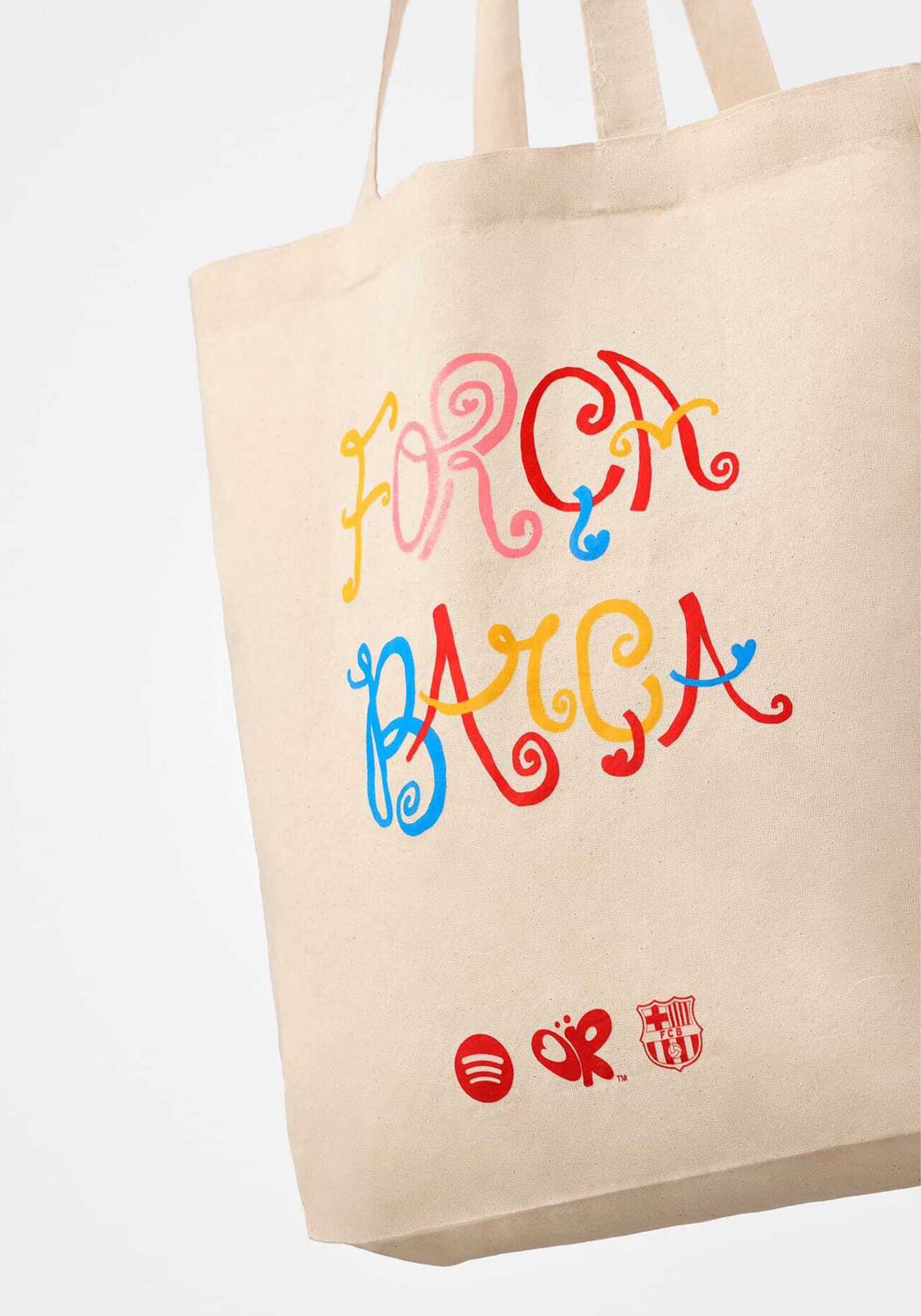 Tote Bag FC Barcelona x Olivia Rodrigo x Spotify detail