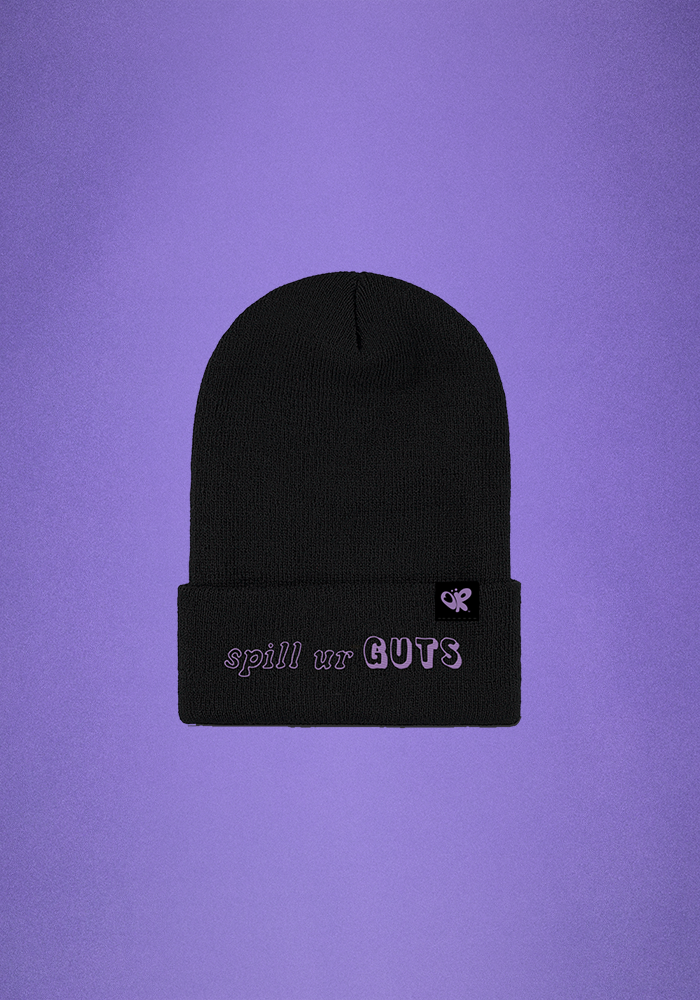 spill ur GUTS beanie