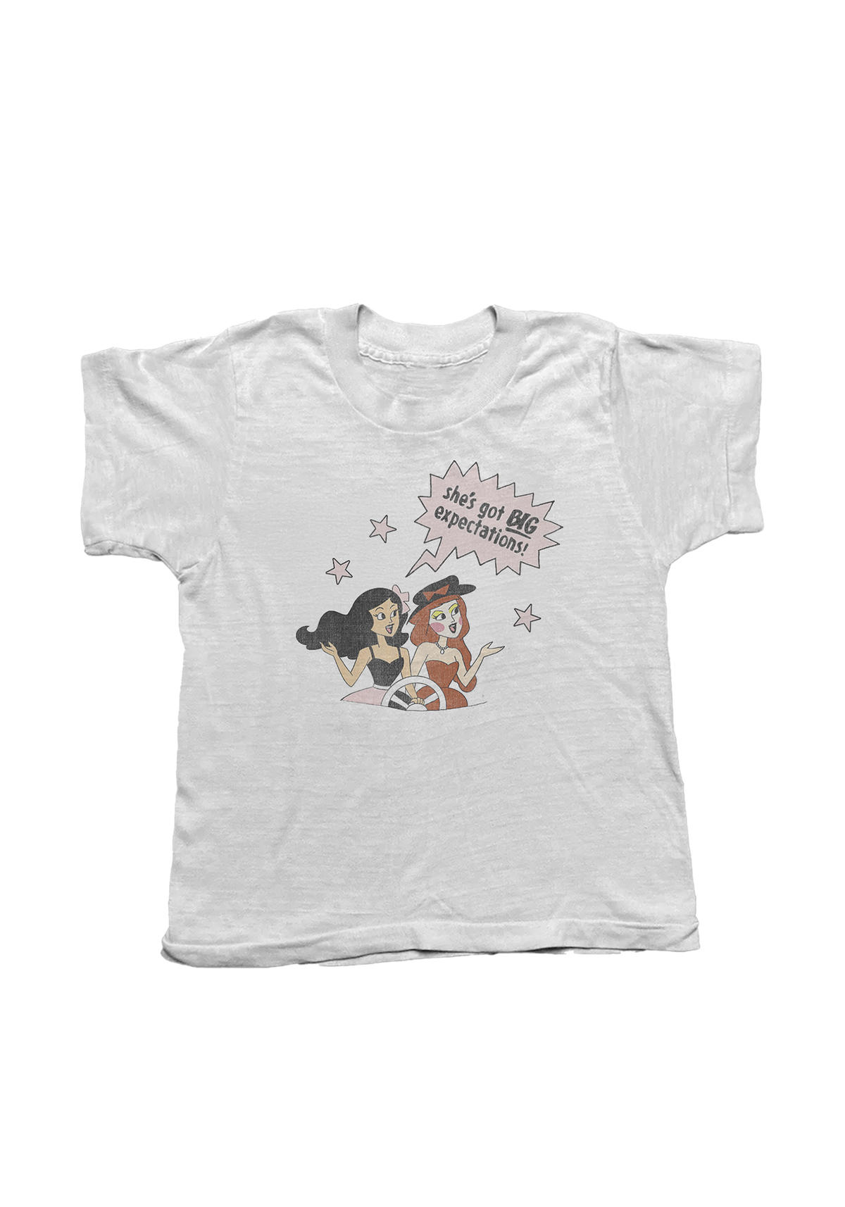 expectations illustration t-shirt
