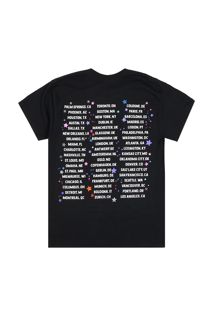 spill your GUTS live dateback t-shirt in black