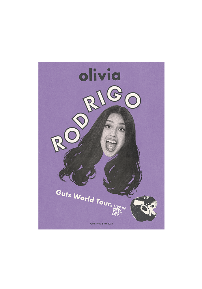 GUTS tour new york city poster